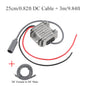 Starlink MINI 12/24V to 30V 3.5A DC power boost converter with female plug and 3-20m extension cable, compatible with Starlink systems.