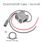 BackupMyFilesNow® Starlink MINI DC power boost converter with female plug and 3-20m extension cable for 12V-24V to 30V.