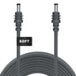 Grey Zinweyton DC power cable for Starlink Mini, 50ft waterproof replacement DC to DC cable, compatible with Starlink Mini.