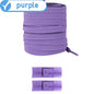 Elastic locking shoelaces for kids and adults, flat no-tie design, 8mm widened for running shoes and sneakers, by BackupMyFilesNow.com