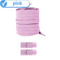 Elastic locking shoelaces for kids and adults, flat no-tie design, 8mm widened for running shoes and sneakers.