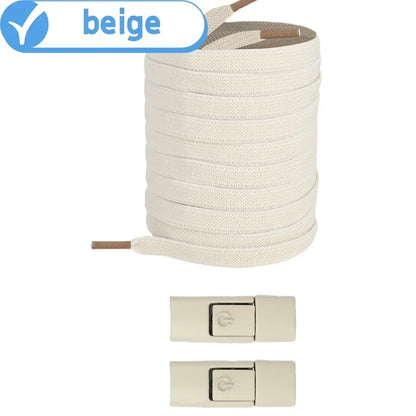 Elastic locking no-tie shoelaces for kids and adults, flat 8mm widened design for running shoes and sneakers, BackupMyFilesNow.com
