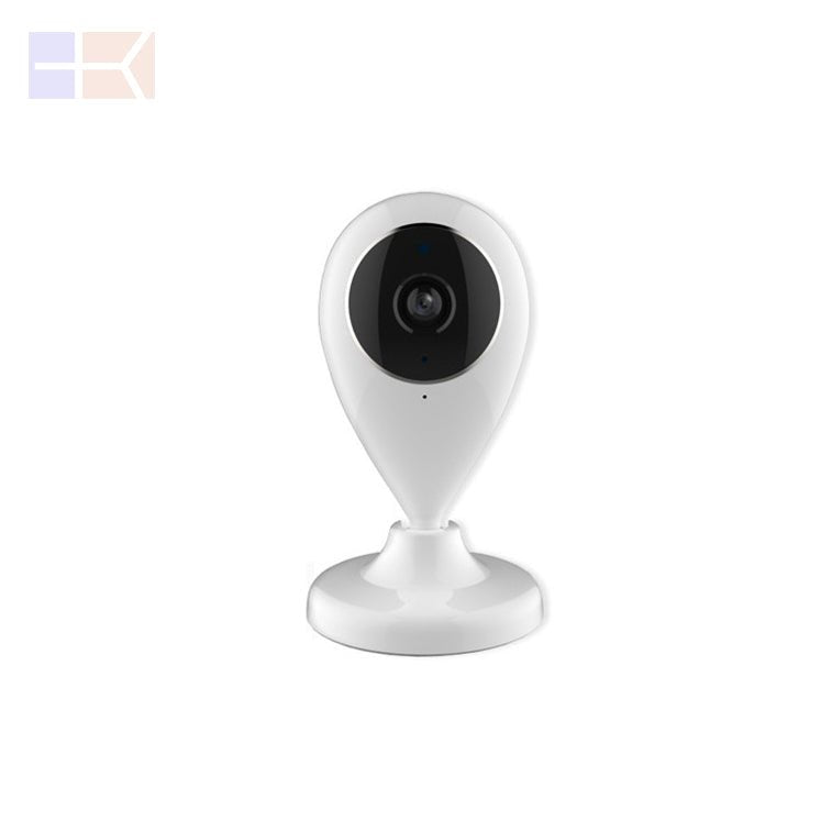 Wireless mini security WiFi camera in black with 1080P HD resolution, compact design for home or office surveillance