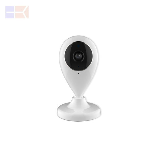 Wireless mini security WiFi camera in black with 1080P HD resolution, compact design for home or office surveillance