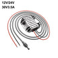 12V/24V to 30V DC power booster converter for Starlink Mini, 3.5A, compact device with input and output ports.