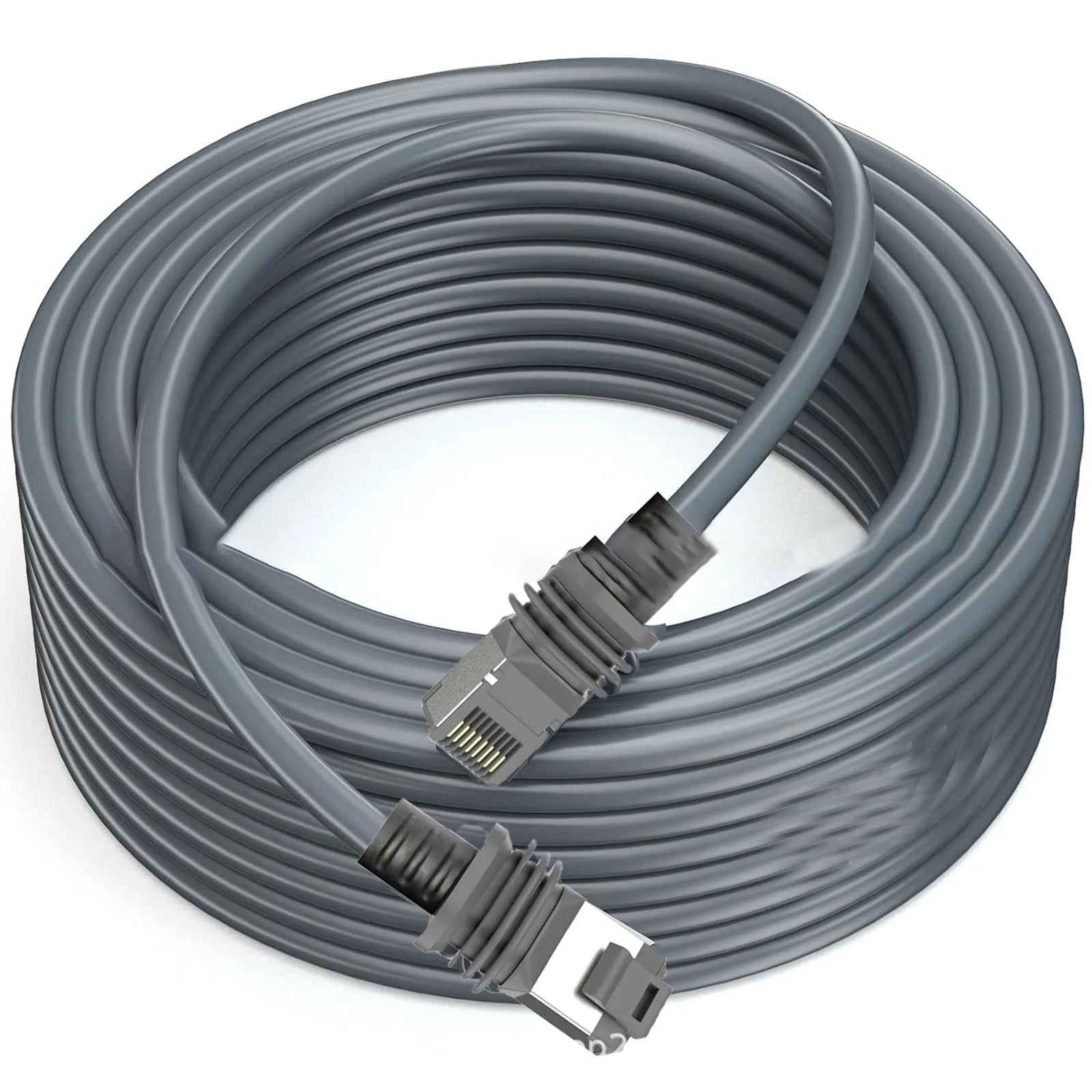 BackupMyFilesNow 10m waterproof Ethernet cable for Starlink V3, RJ45 connector, ideal for Starlink Gen 3 internet extension.