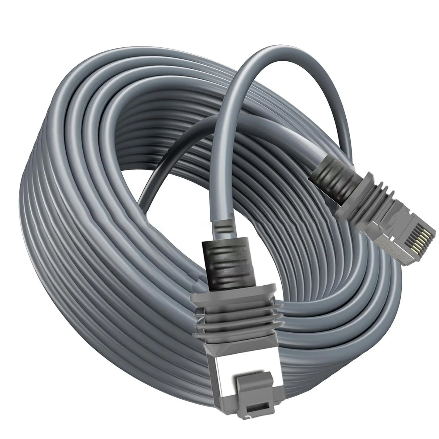10m waterproof Ethernet cable for Starlink V3, RJ45 connector, IP67 rated, high-speed extension for Starlink Gen 3 accessories.
