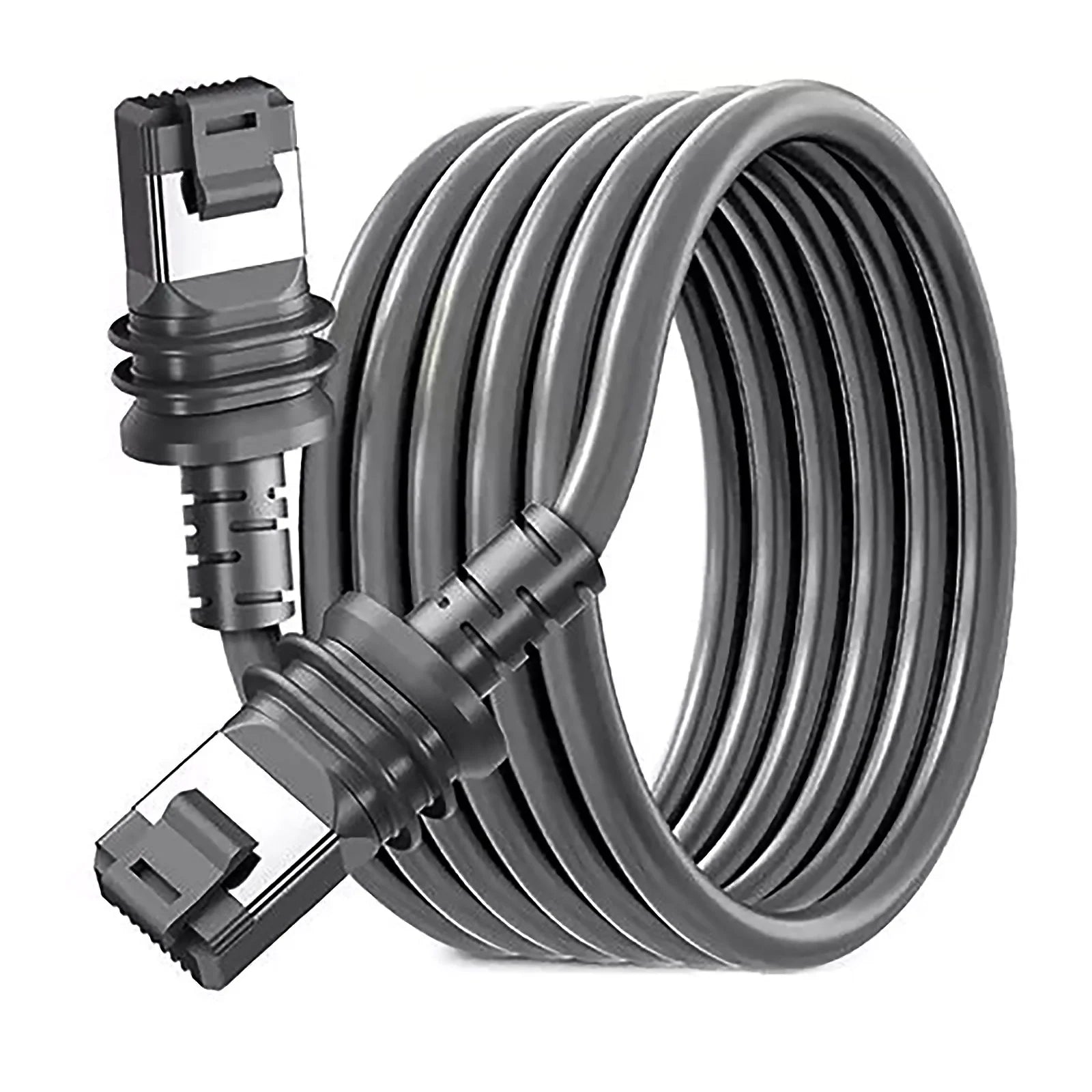 BackupMyFilesNow 10m waterproof Ethernet cable with RJ45 connector for Starlink Gen 3, suitable for high-speed V3 internet extension.