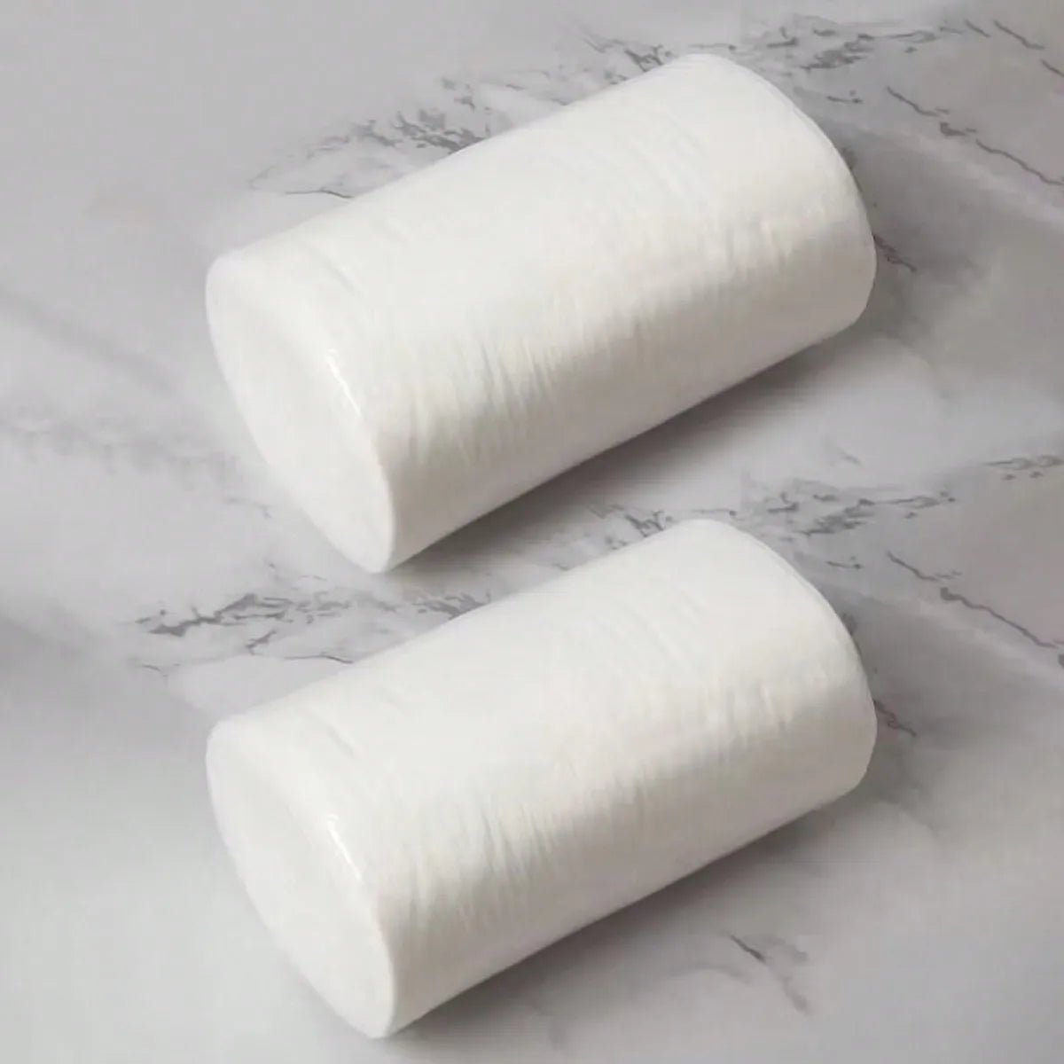 Two rolls of biodegradable viscose flushable diaper liners from BACKUPMYFILESNOW.COM, 100 sheets per roll, disposable cloth diaper liners.