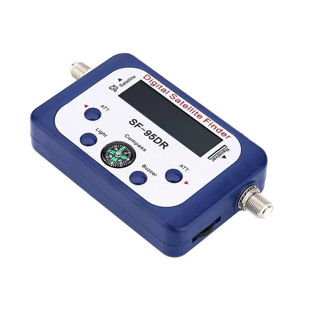 2026 Digital Satellite Finder Signal Meter with LCD display, handheld satellite tuner and signal strength tester by BACKUPMYFILESNOW.COM®