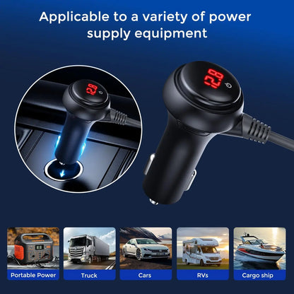 3-in-1 Starlink Mini Cable by BACKUPMYFILESNOW for high-speed USB-C, car charger, and DC-to-DC power connections.