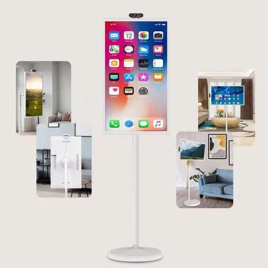 32-inch gaming monitor and smart TV with touch screen, portable display, Android system, mobile TV, and flexible move-at-will design
