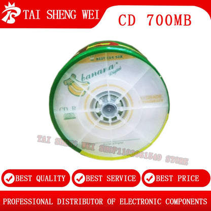 50-pack of BackupMyFilesNow.com CD-R blank discs, 700MB, 80min recordable compact discs for data, photos, and music storage.