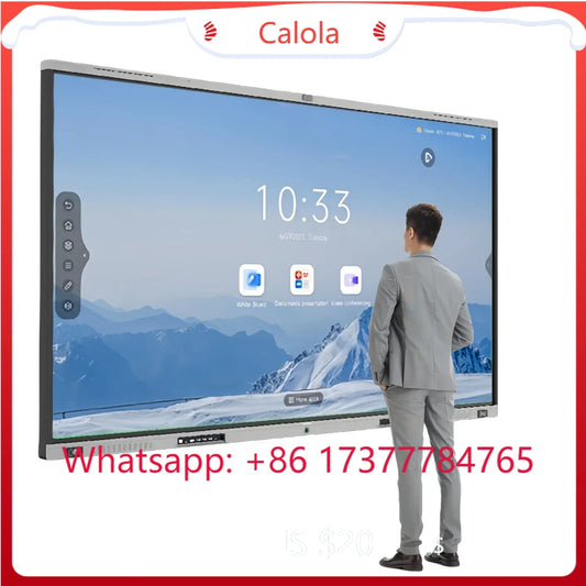 75-inch 4K smart LCD interactive flat panel touchscreen for teaching and conference, with Wi-Fi connectivity by BackupMyFilesNow.com