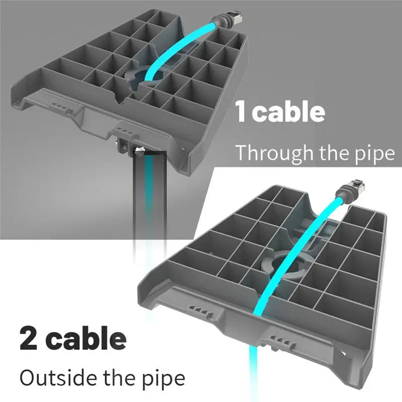 Wall-mounted ABIJ-For Star Link Gen 3 satellite adapter bracket, designed for internet satellite equipment without a pole.