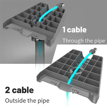 Wall-mounted ABIJ-For Star Link Gen 3 satellite adapter bracket, designed for internet satellite equipment without a pole.