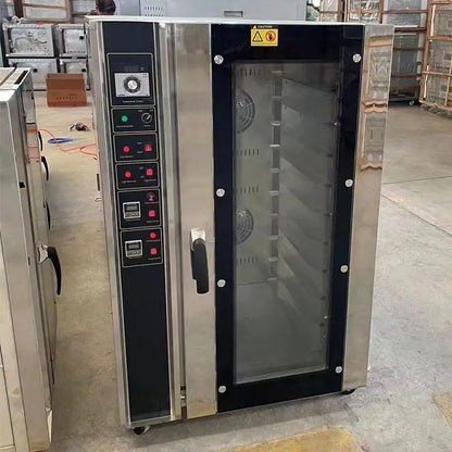 Commercial bakery convection oven with 10 trays, electric high-productivity baking equipment from BackupMyFilesNow.com