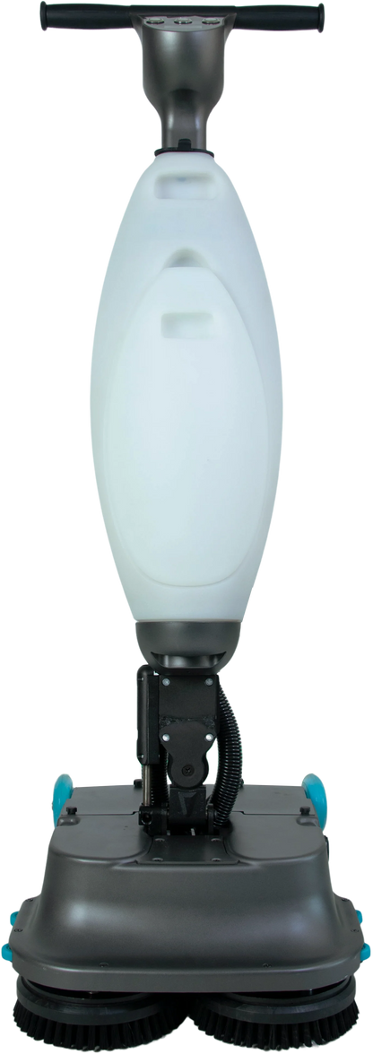 Compact tile and marble I mop by BACKUPMYFILESNOW.COM®, handheld floor scrubber for cleaning home, office, hotel, and shop floors.