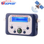 Digital satellite finder Satlink tester meter with LCD display, compass, and DVB S2 TV tuner for satellite signal reception.