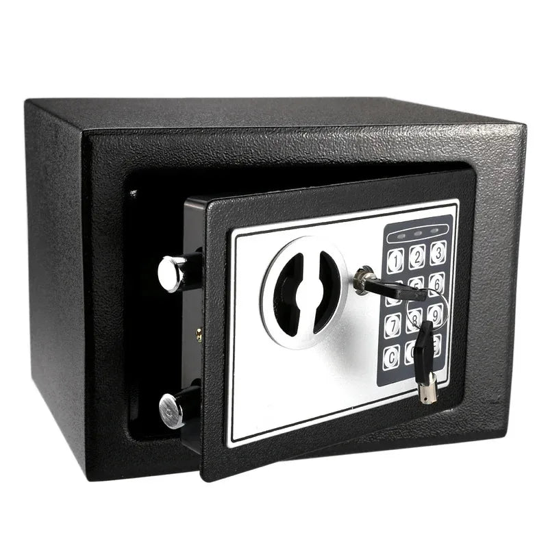 All-steel electronic digital keypad lock security box for fireproof home file cabinet and small fireproof lock box.