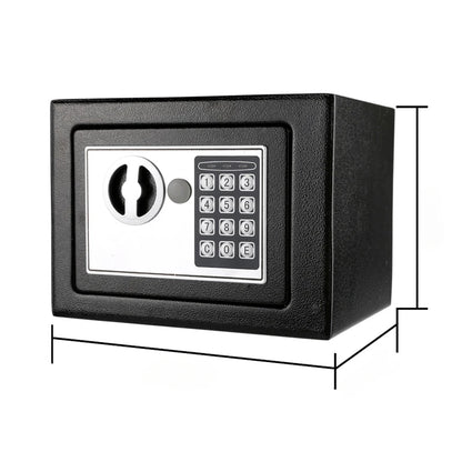 All-steel electronic digital keypad security lock box for home fireproof file cabinet and small fireproof lock box.