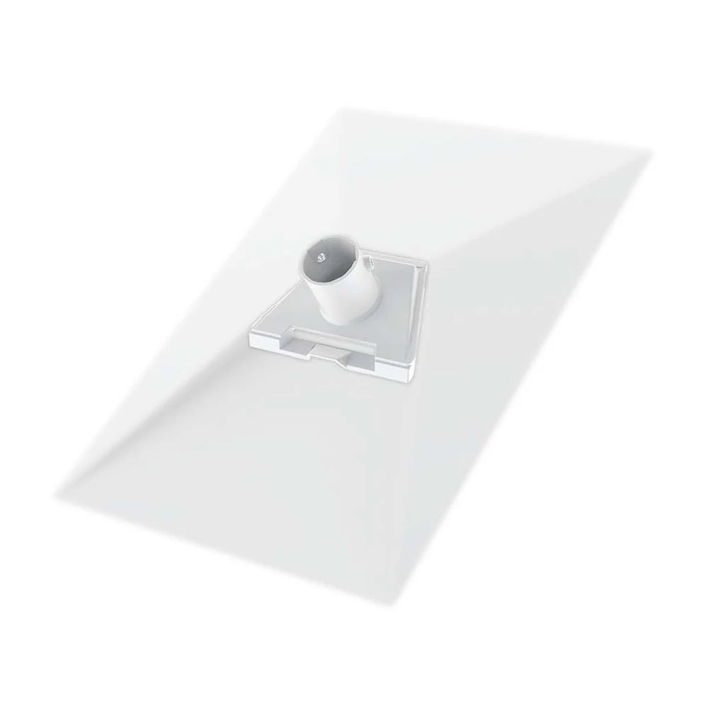 Starlink Gen 3 pipe adapter and satellite bracket for mounting on standard dish, black metal construction, compatible with V3 dish.