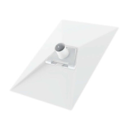 Starlink Gen 3 pipe adapter and satellite bracket for mounting on standard dish, black metal construction, compatible with V3 dish.