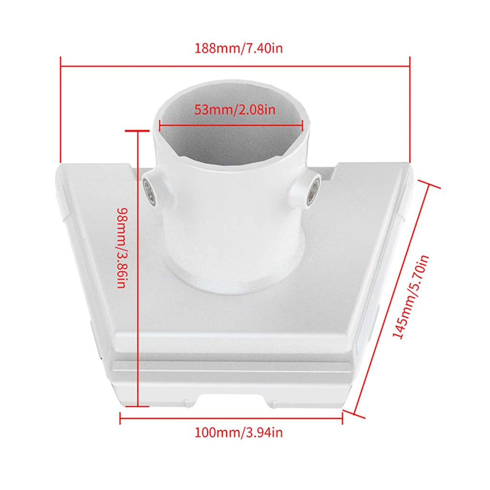 Starlink Gen 3 pipe adapter and satellite bracket mount for roof installation on standard Starlink V3 dish, by BACKUPMYFILESNOW.COM®.