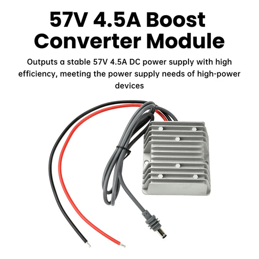 Starlink Gen 3 power cord converter by BACKUPMYFILESNOW.COM, 12V/24V to 57V, 4.5A DC step-up power supply for mini router