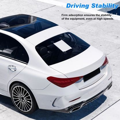 Starlink Mini suction cup mount by BACKUPMYFILESNOW.COM® for car windows, sunroofs, and windshields, designed for secure installation.