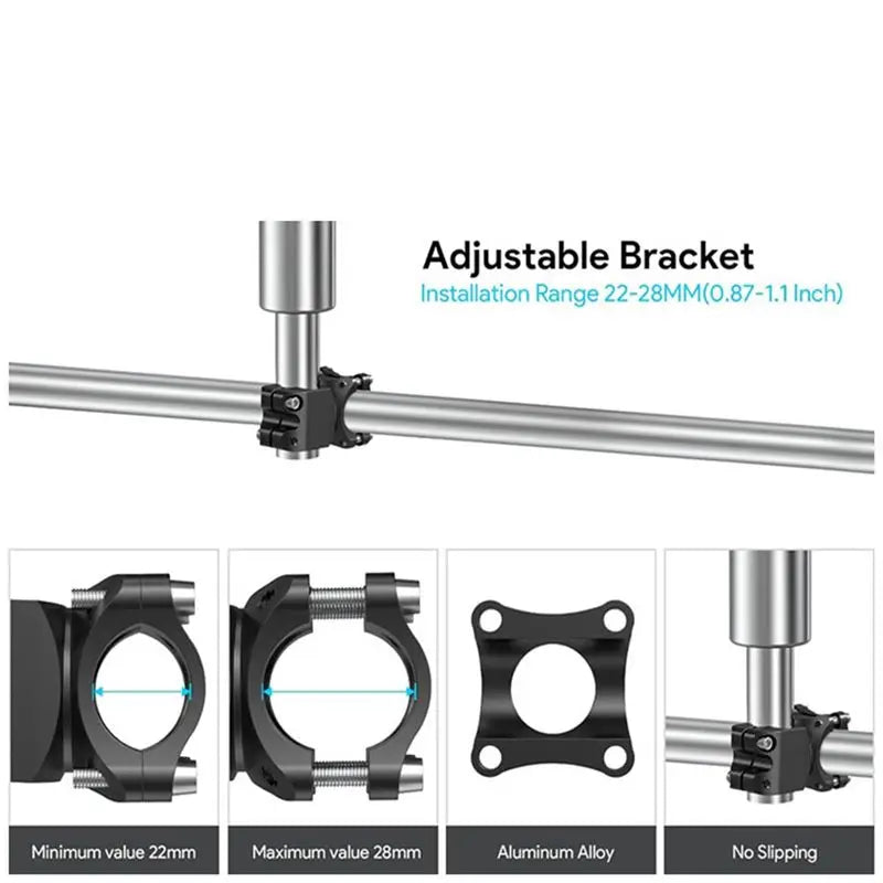 Starlink Mini V4 Mount RV ladder by BACKUPMYFILESNOW.COM, load-bearing 200lbs for pole, roof, SUV, outdoor use.