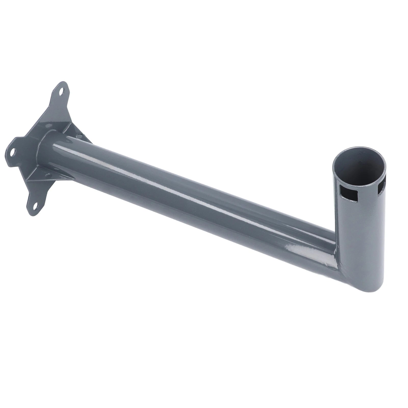 Stainless steel Starlink mounting kit with heavy-duty, snow-proof bracket for V2 satellite dish installation.