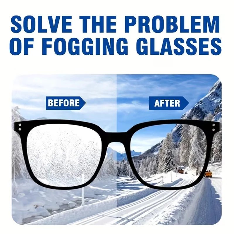 BACKUPMYFILESNOW.COM® Glasses Refurbish Cleaner Spray 55ML for anti-fog, lens stain, and dust removal on eyewear and camera lenses.