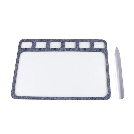 Handcraft beading mat set with two jewelry making boards, felted surface, and alphabetical bead sorting supplies for DIY jewelry crafting