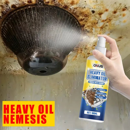 BackupMyFilesNow Heavy Oil Eliminator Spray 100ml for deep stain removal and industrial cleaning of grease and oil stains.