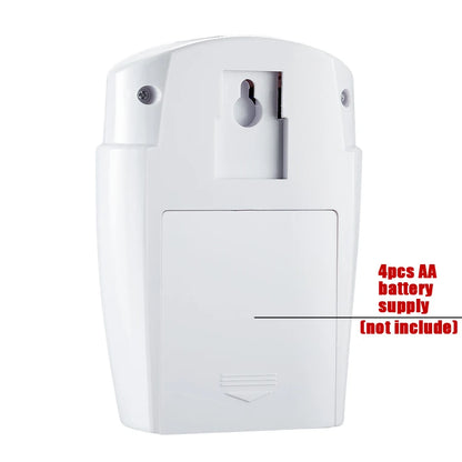 Wireless home security PIR infrared motion sensor with anti-theft alarm and 105DB siren for smart home security.