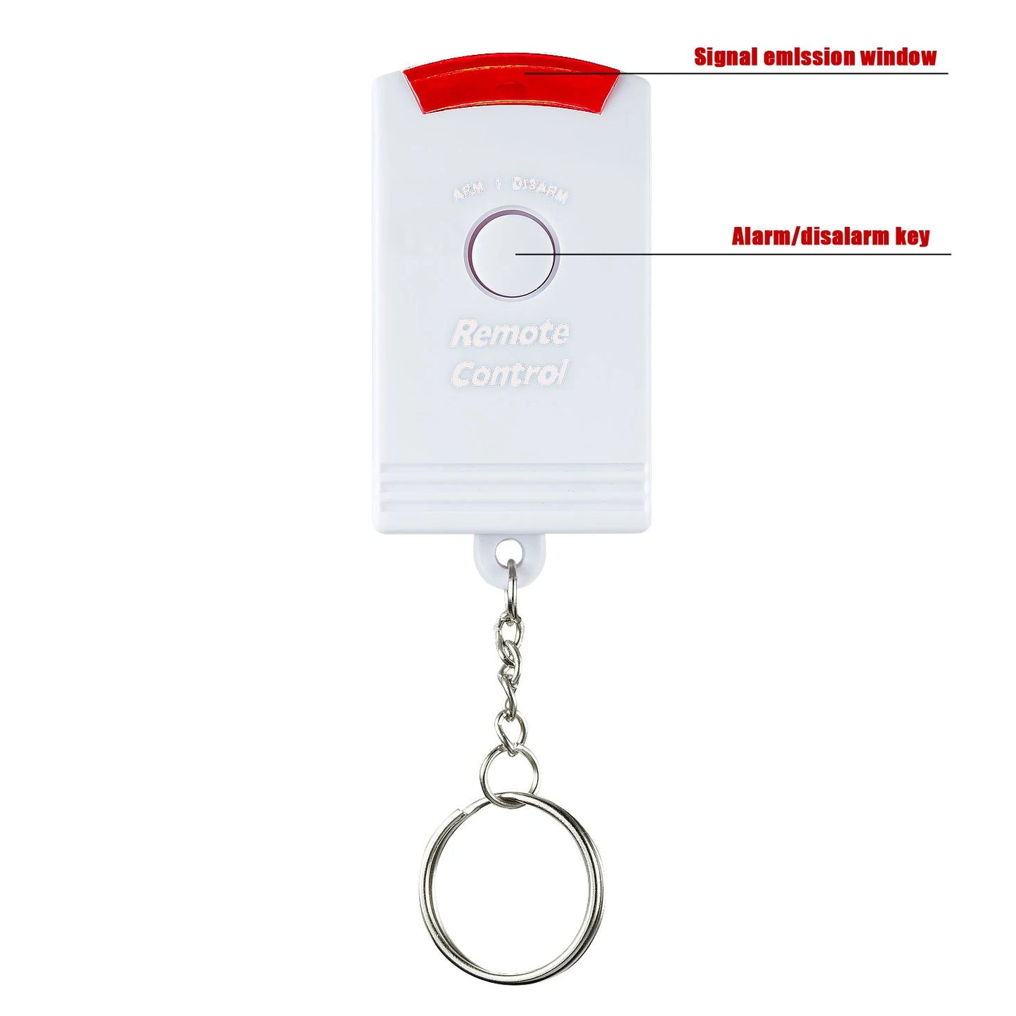 Wireless home security PIR infrared motion sensor alarm with 105dB siren, anti-theft alert system for smart home security.