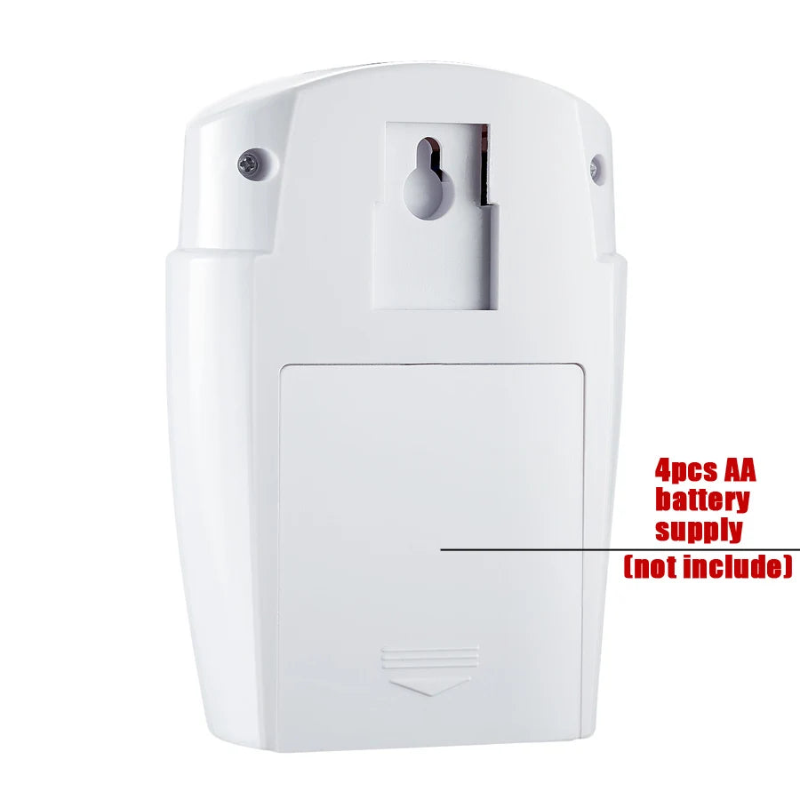 Wireless home security PIR motion sensor with infrared detection and 105dB siren for anti-theft alert by BackupMyFilesNow.com