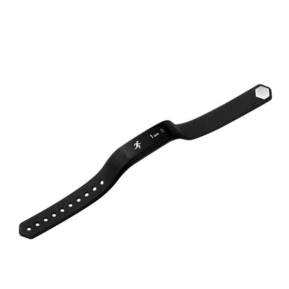 ID115 Smart Fitness Bracelet by BackupMyFilesNow.com with step counter and activity tracker for health monitoring.