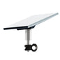 Starlink Mini Mount Kit for RV, yacht, camper with roof rack clamp and stainless steel pipe, shown mounted on a vehicle roof.