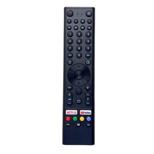 IR remote control for BackupMyFilesNow.com smart LED TVs, compatible with SMT43N30UC2, SMT65A8PUC2M1B1, SMT32F30HC4U1B1, and SMT43F30UC2M1B1.