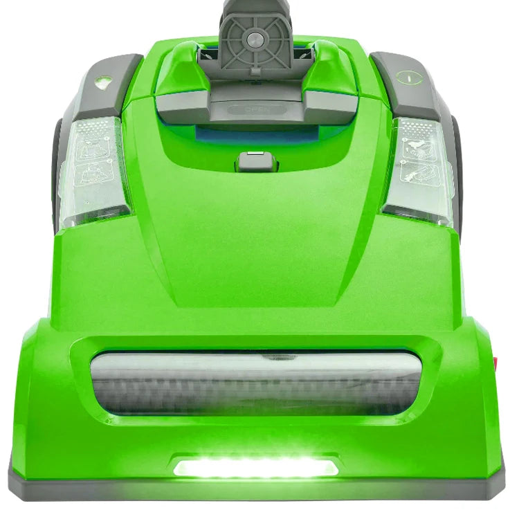 Mini walk-behind commercial floor scrubber by BACKUPMYFILESNOW.COM® for cleaning household, office, shop, and warehouse floors.