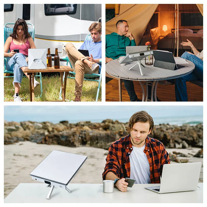 PeakDo LinkPower power bank compatible with Starlink Mini, 27500mAh portable charger with USB-C bidirectional power delivery.