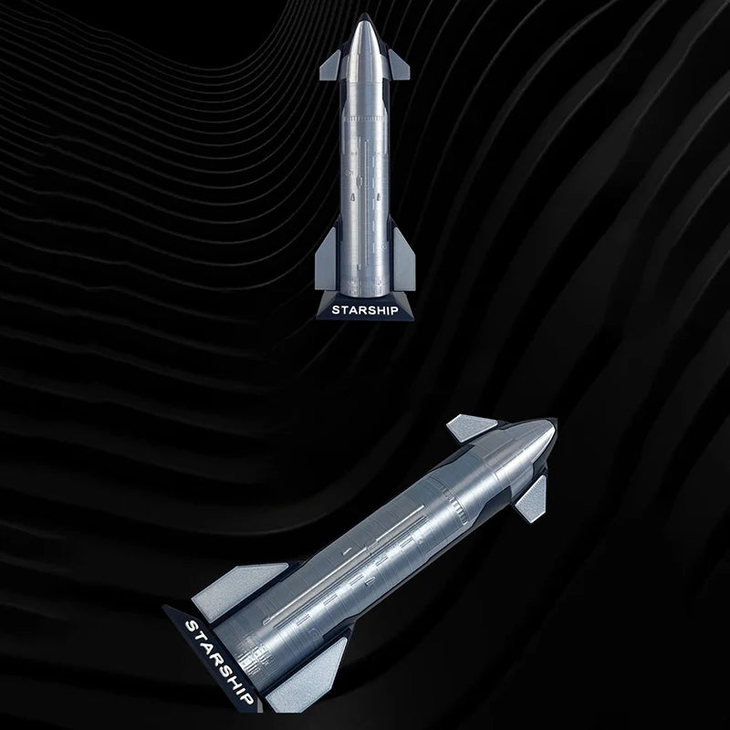 Premium SpaceX Starship model space vehicle desk decoration, collectible toy for kids, by BACKUPMYFILESNOW.COM®.