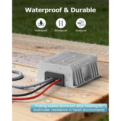 Reliable Power Cord 12V to 57V 4.5A conversion kit for Starlink Gen 3, with waterproof DC plug and step-up adapter.