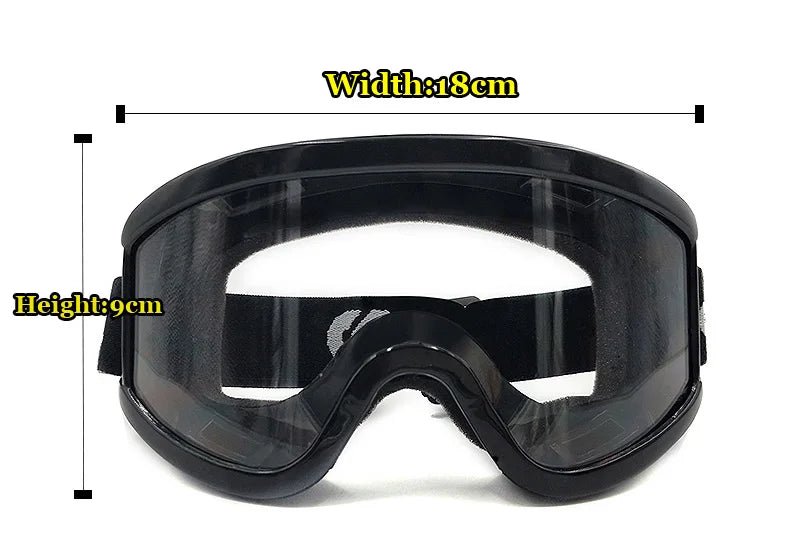 BACKUPMYFILESNOW.COM® safety goggles with clear lenses, anti-impact and chemical splash protection for lab and work safety.