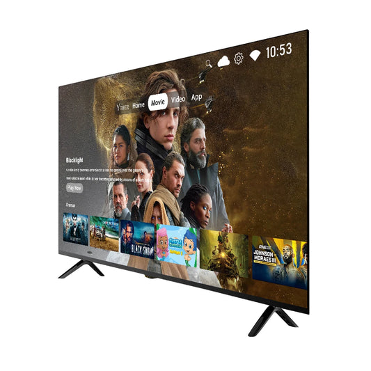 BackupMyFilesNow 65-inch 4K UHD Smart TV displaying vibrant images with Wi-Fi and game mode for home entertainment.