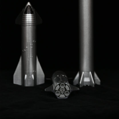 SpaceX Starship and Super Heavy rocket model decorative desktop ornament, detailed replica for office or birthday gift display