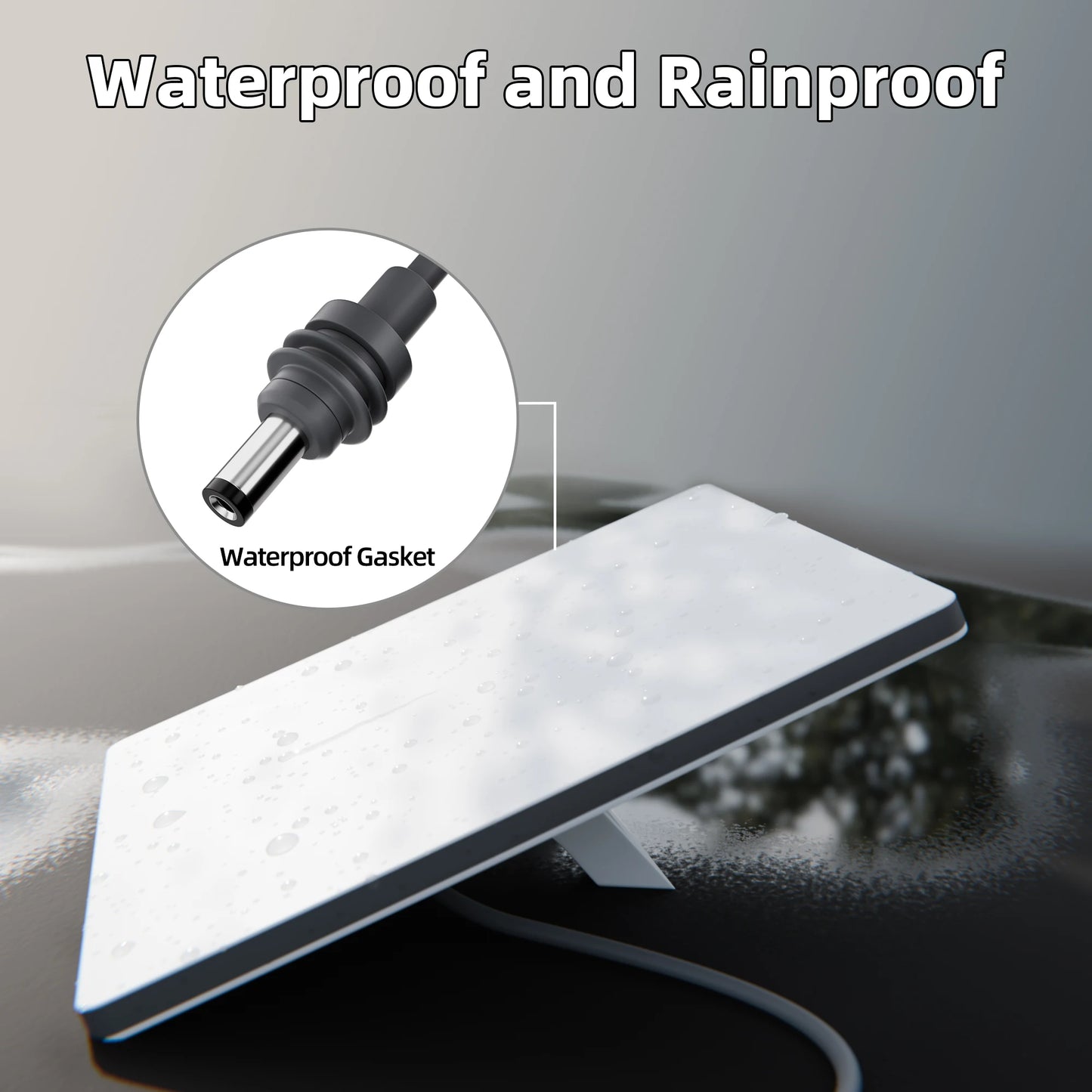 Starlink mini power cable for Ryobi battery adapter, waterproof 3.2ft 18AWG power cord for car, camp, and travel use.