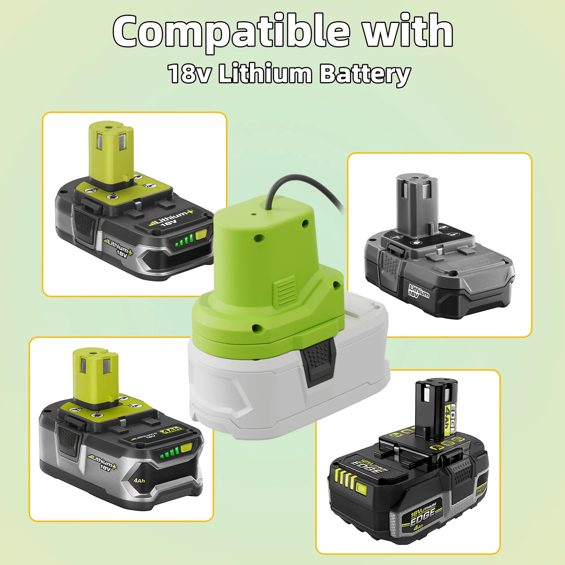 Starlink mini power cable for Ryobi battery adapter, waterproof 3.2ft 18AWG power cord for car, camping, and travel use.